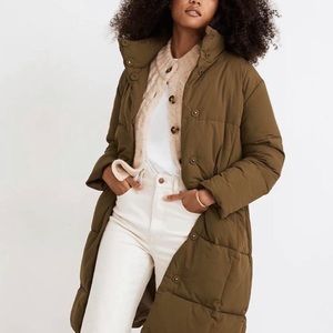 Madewell oversized puffer coat in excellent condition